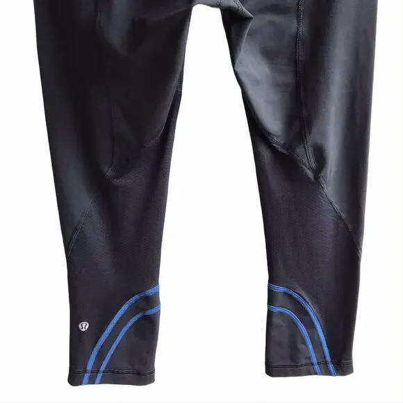 Lululemon Run Inspire Crops Size 6 Mesh Wee Are From Space Luxtreme Leggings - Picture 12 of 12